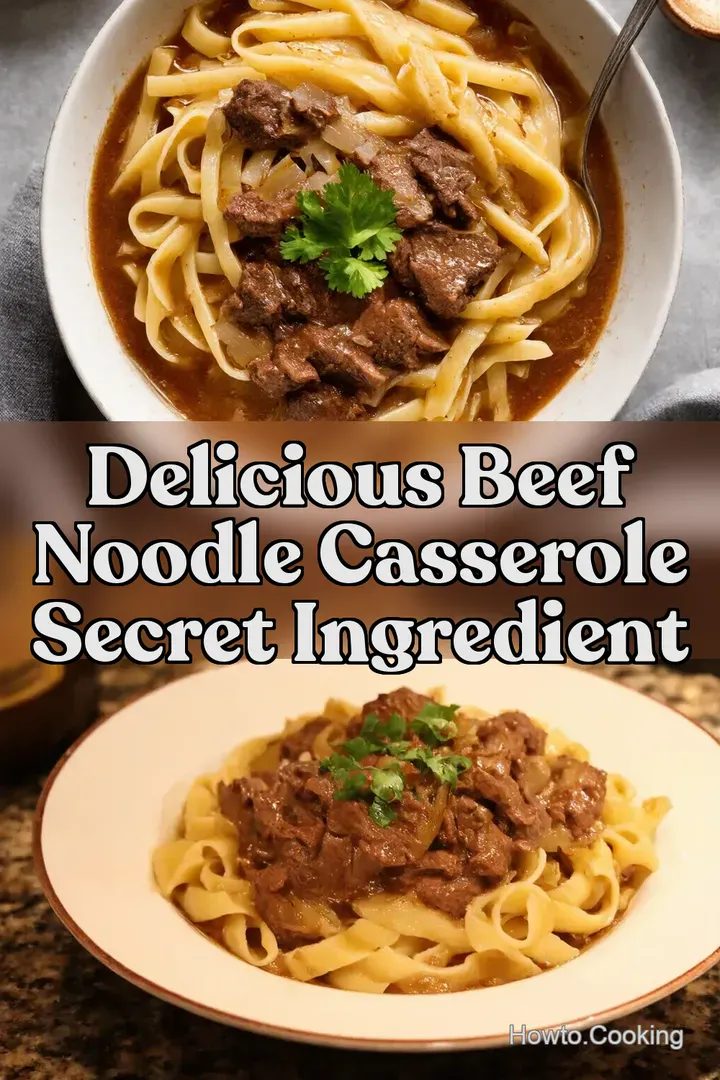Delicious Beef Noodle Casserole Secret Ingredient