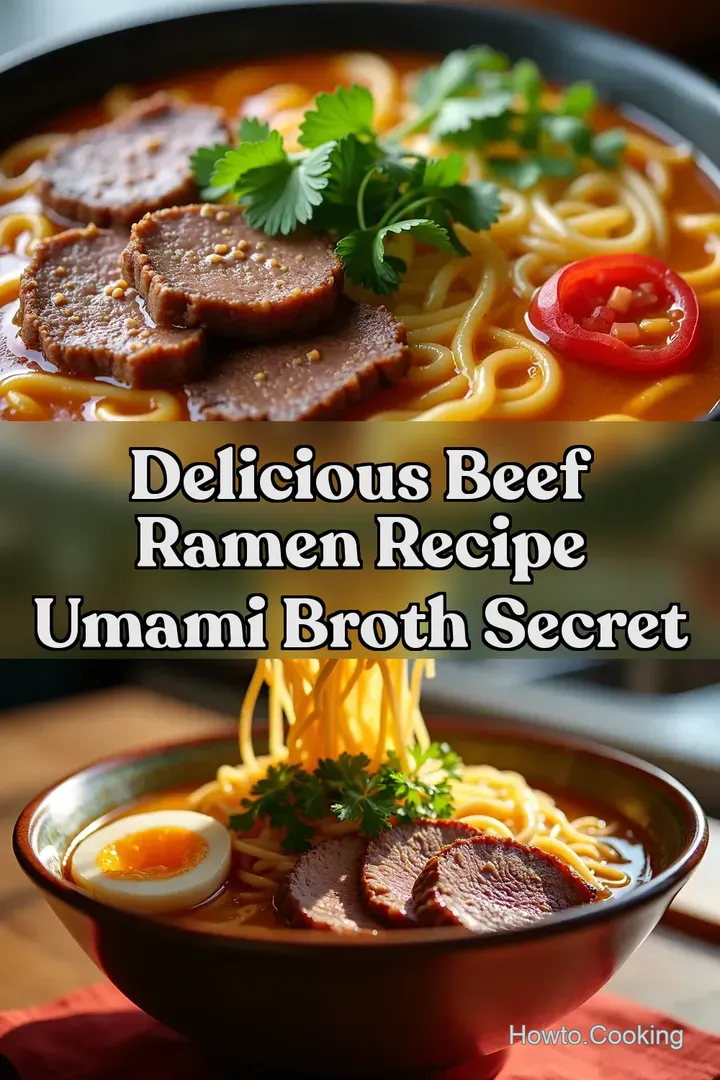 Delicious Beef Ramen Recipe Umami Broth Secret