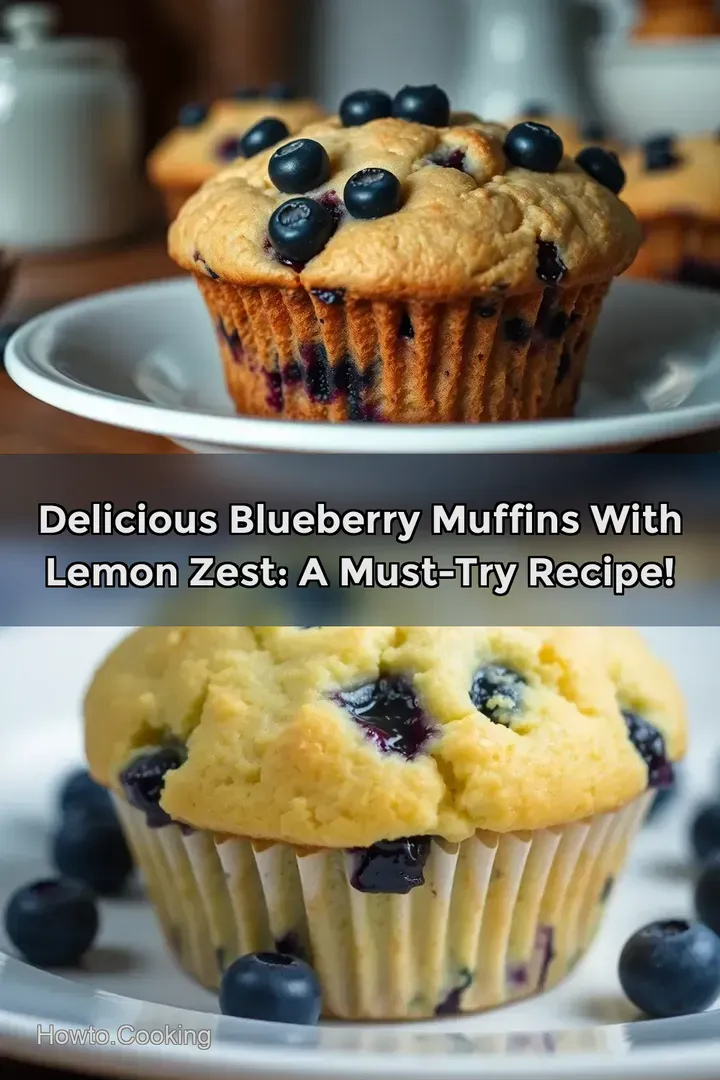 Delicious Blueberry Muffins with Lemon Zest: A Must-Try Recipe!