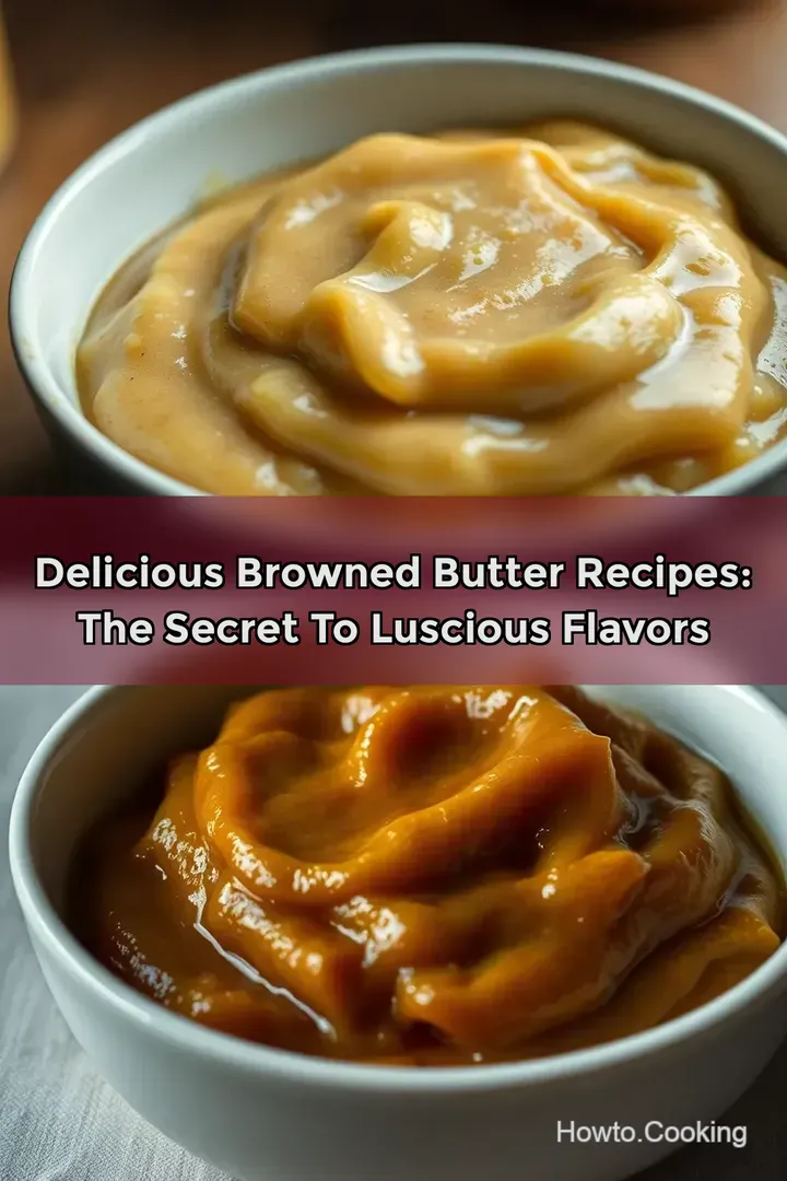 Delicious Browned Butter Recipes: The Secret to Luscious Flavors