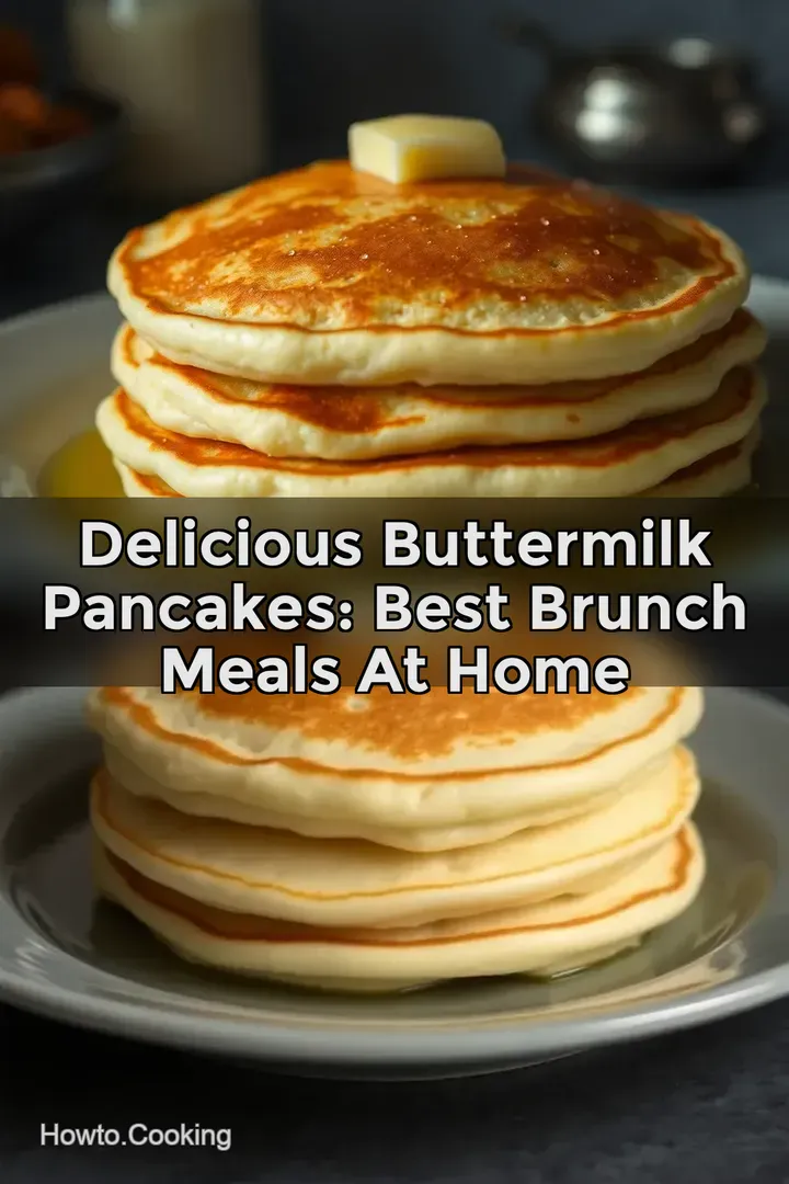 Delicious Buttermilk Pancakes: Best Brunch Meals At Home