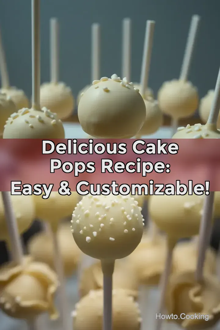 Delicious Cake Pops Recipe: Easy & Customizable!