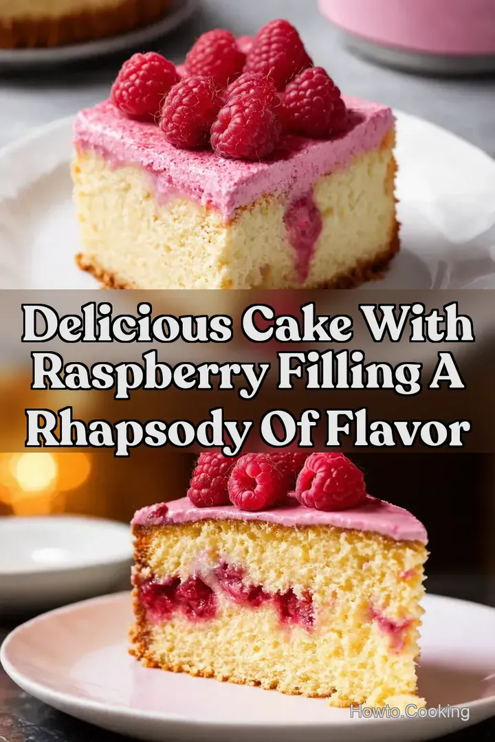 Delicious Cake with Raspberry Filling A Rhapsody of Flavor