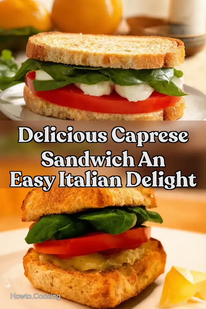 Delicious Caprese Sandwich An Easy Italian Delight