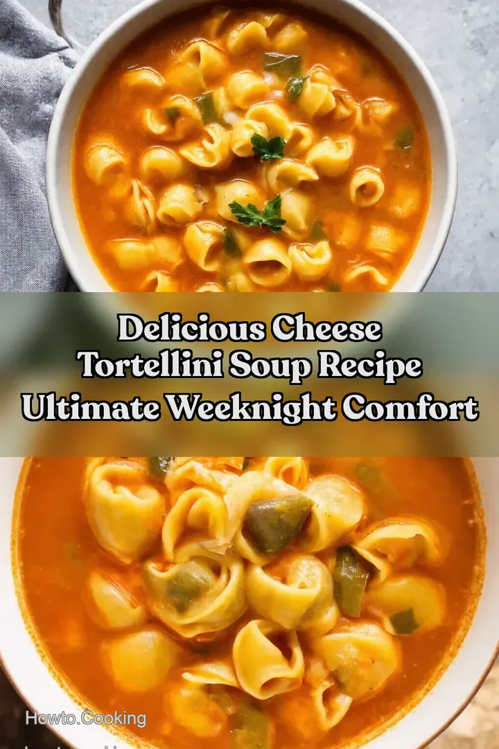 Delicious Cheese Tortellini Soup Recipe Ultimate Weeknight Comfort