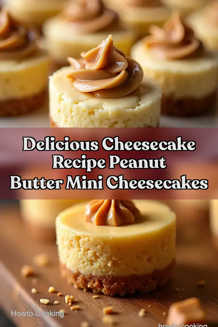 Delicious Cheesecake Recipe Peanut Butter Mini Cheesecakes