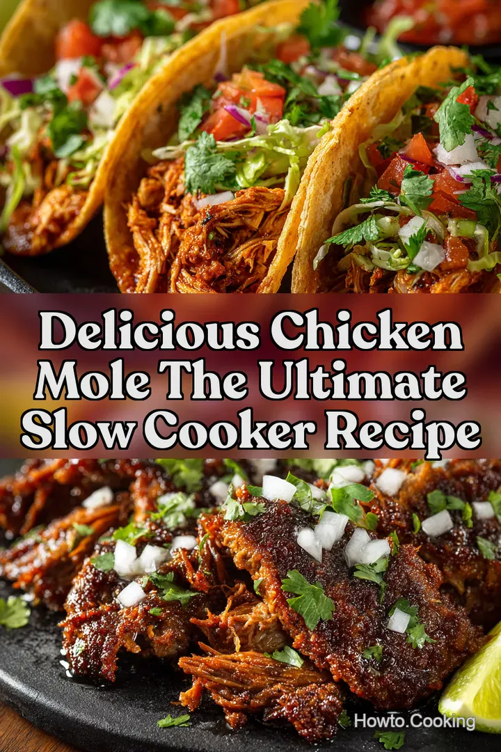 Delicious Chicken Mole The Ultimate Slow Cooker Recipe
