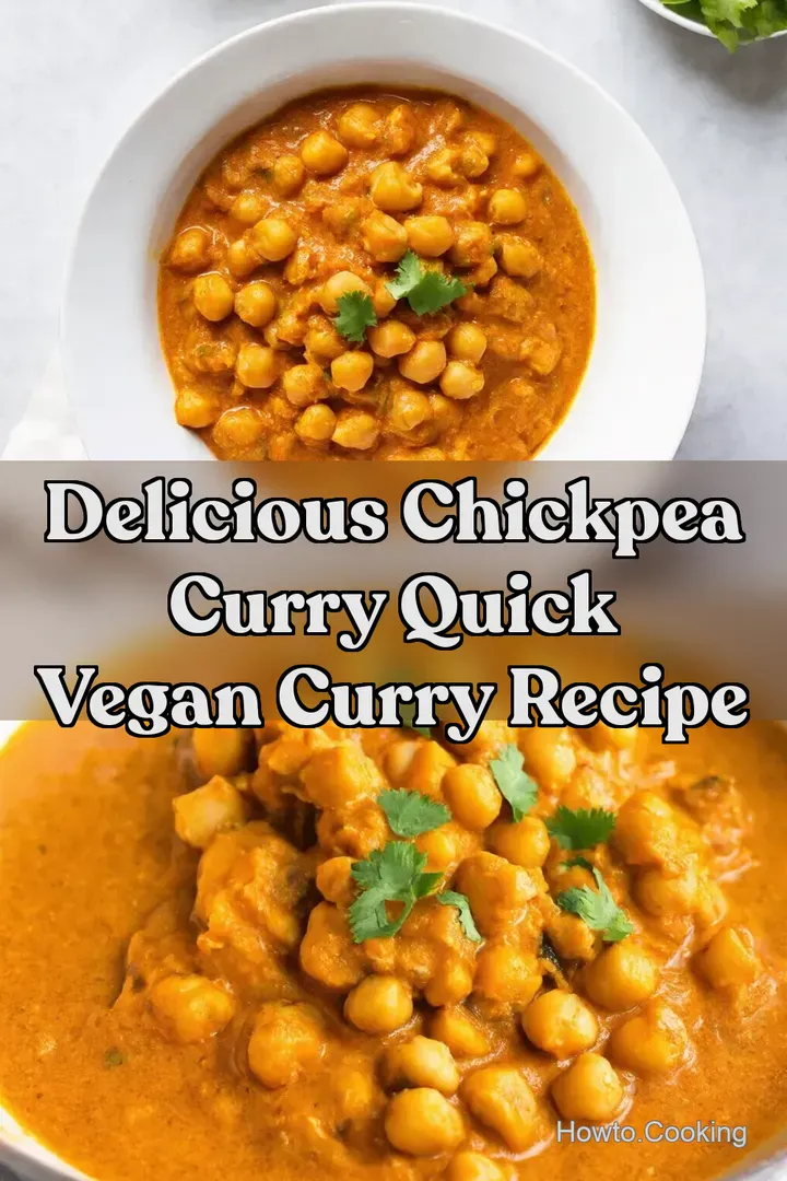 Delicious Chickpea Curry Quick Vegan Curry Recipe