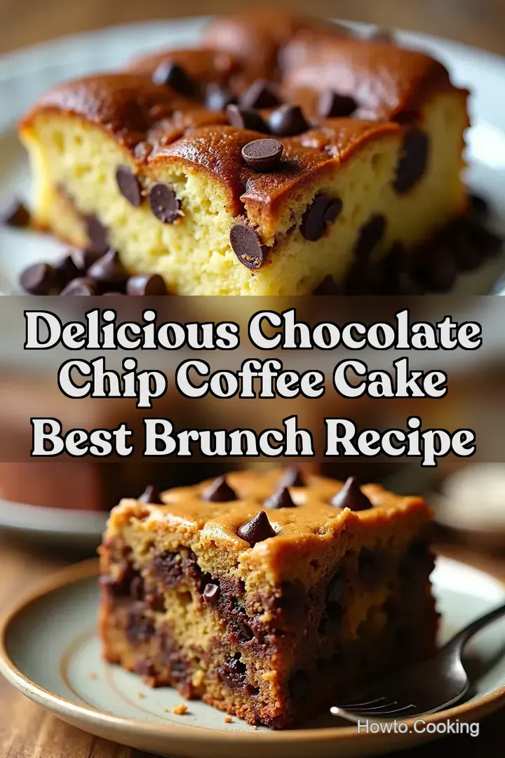 Delicious Chocolate Chip Coffee Cake Best Brunch Recipe