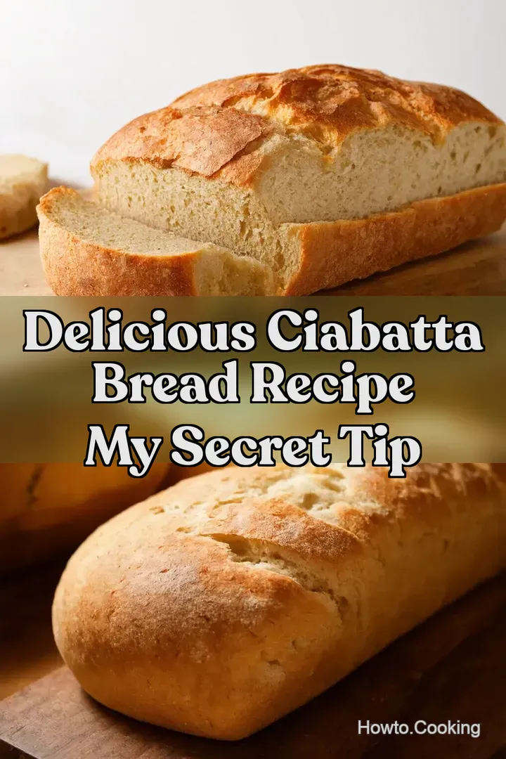 Delicious Ciabatta Bread Recipe My Secret Tip