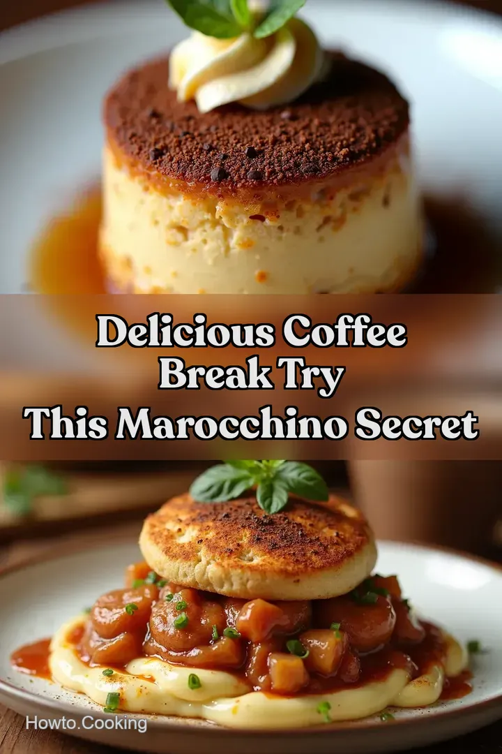 Delicious Coffee Break Try This Marocchino Secret