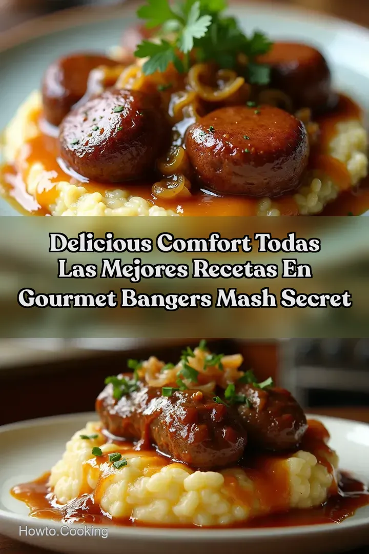Delicious Comfort Todas las mejores recetas en Gourmet Bangers Mash Secret