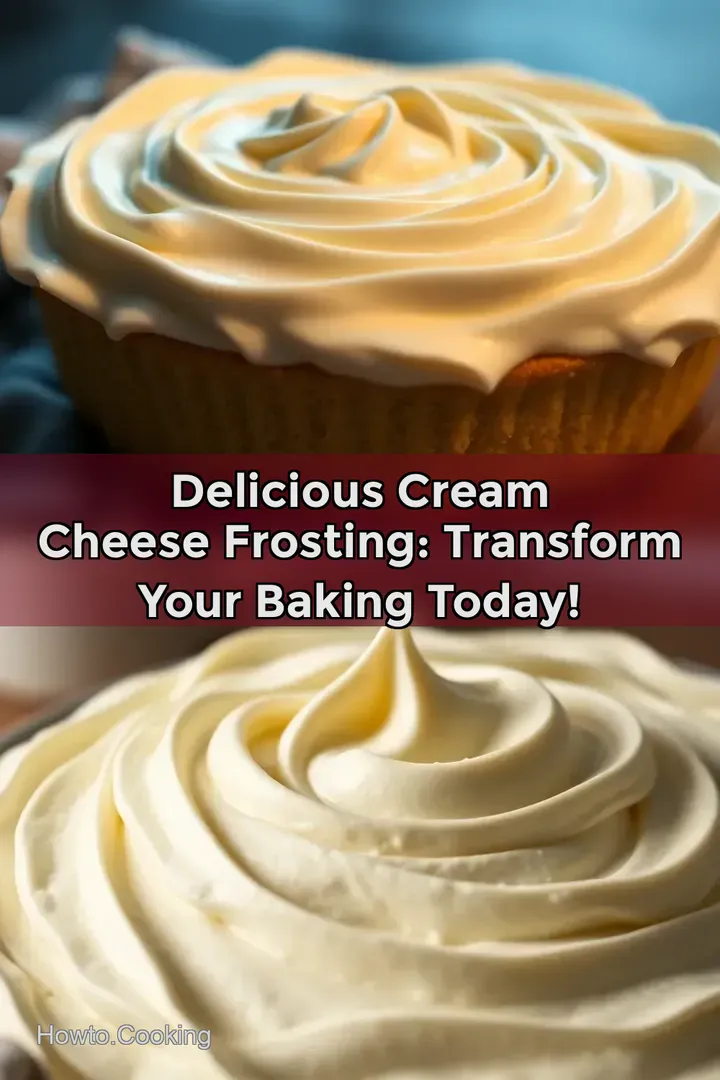 Delicious Cream Cheese Frosting: Transform Your Baking Today!