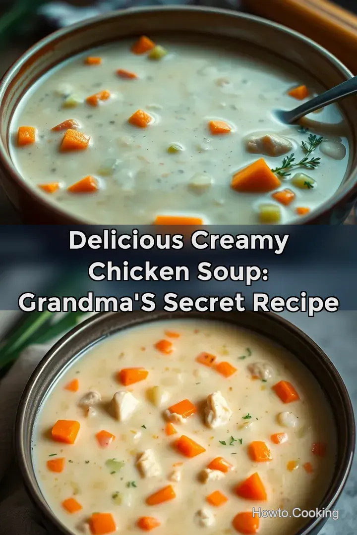 Delicious Creamy Chicken Soup: Grandma s Secret Recipe
