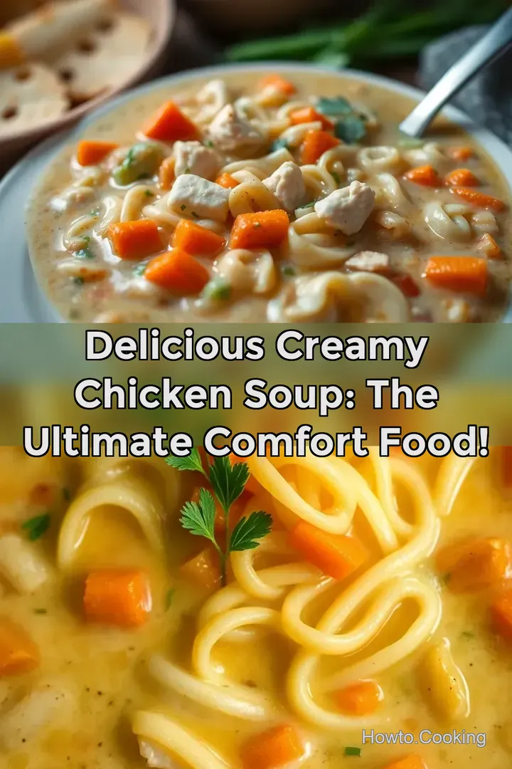 Delicious Creamy Chicken Soup: The Ultimate Comfort Food!