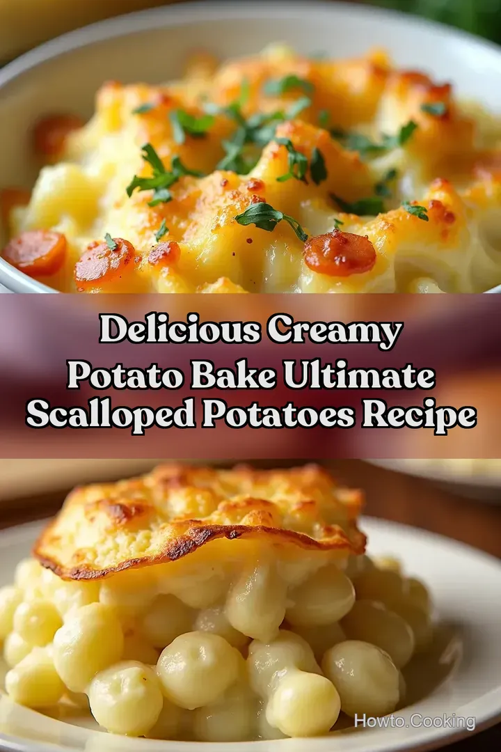 Delicious Creamy Potato Bake Ultimate Scalloped Potatoes Recipe