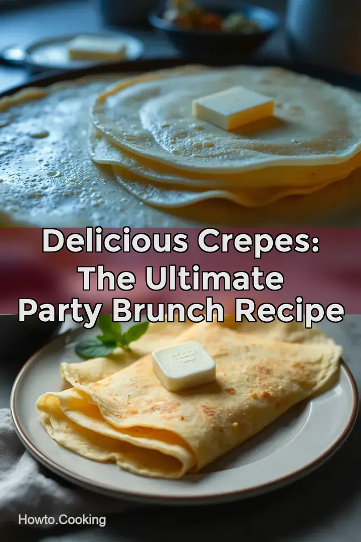 Delicious Crepes: The Ultimate Party Brunch Recipe