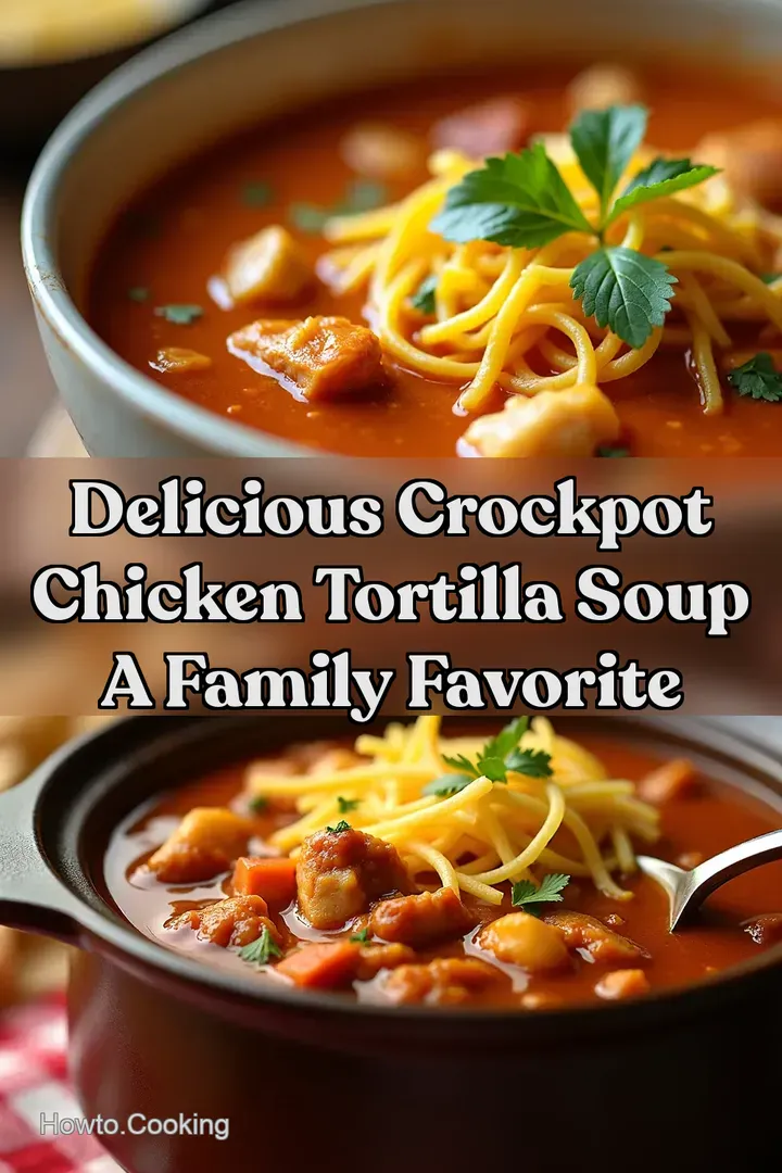 Delicious Crockpot Chicken Tortilla Soup A Family Favorite