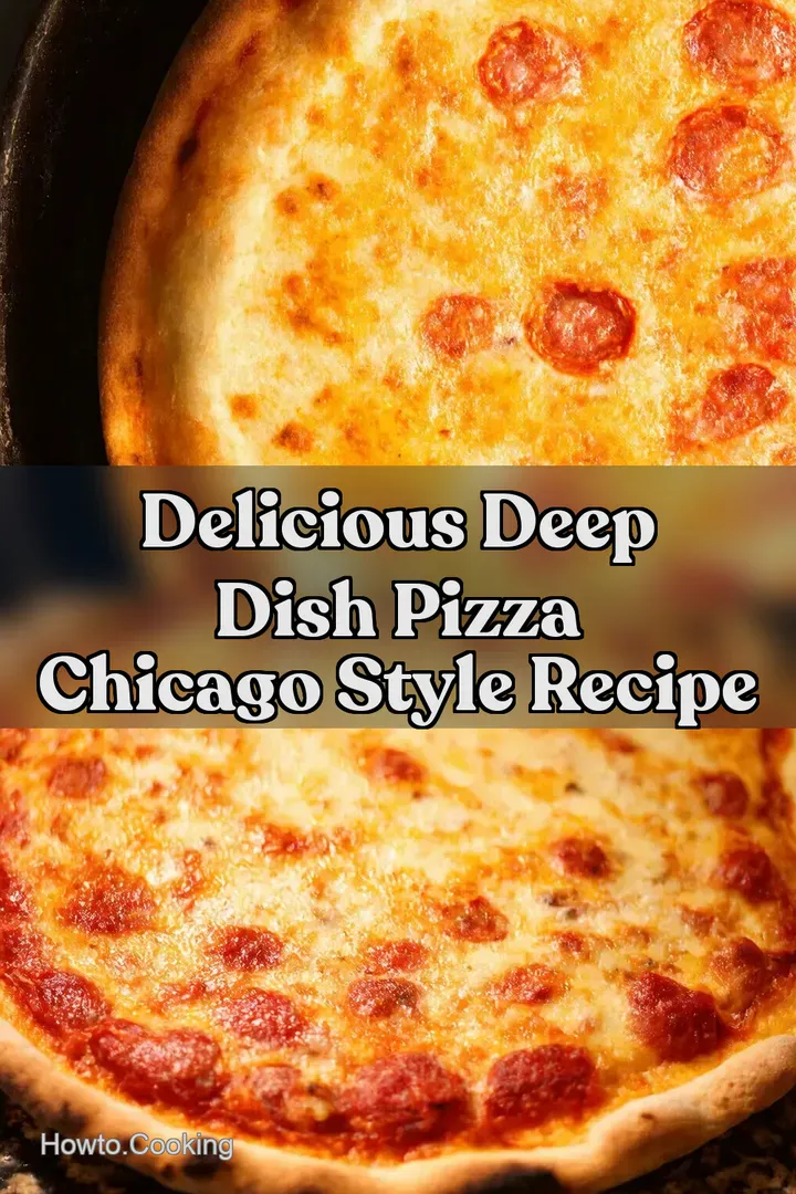 Delicious Deep Dish Pizza Chicago Style Recipe