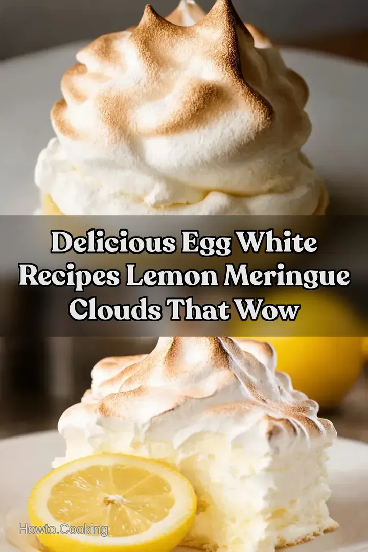 Delicious Egg White Recipes Lemon Meringue Clouds That Wow