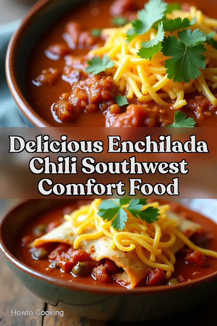 Delicious Enchilada Chili Southwest Comfort Food