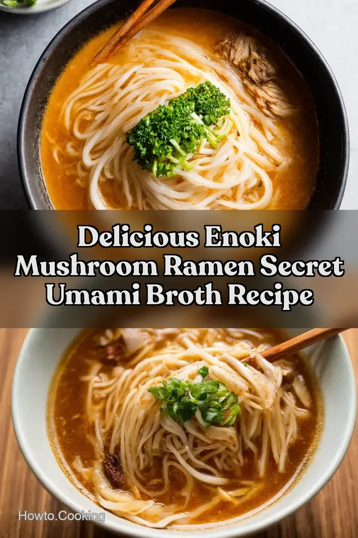 Delicious Enoki Mushroom Ramen Secret Umami Broth Recipe