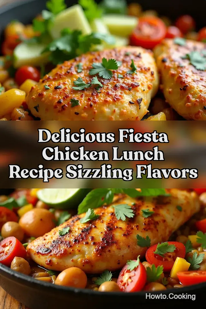 Delicious Fiesta Chicken Lunch Recipe Sizzling Flavors