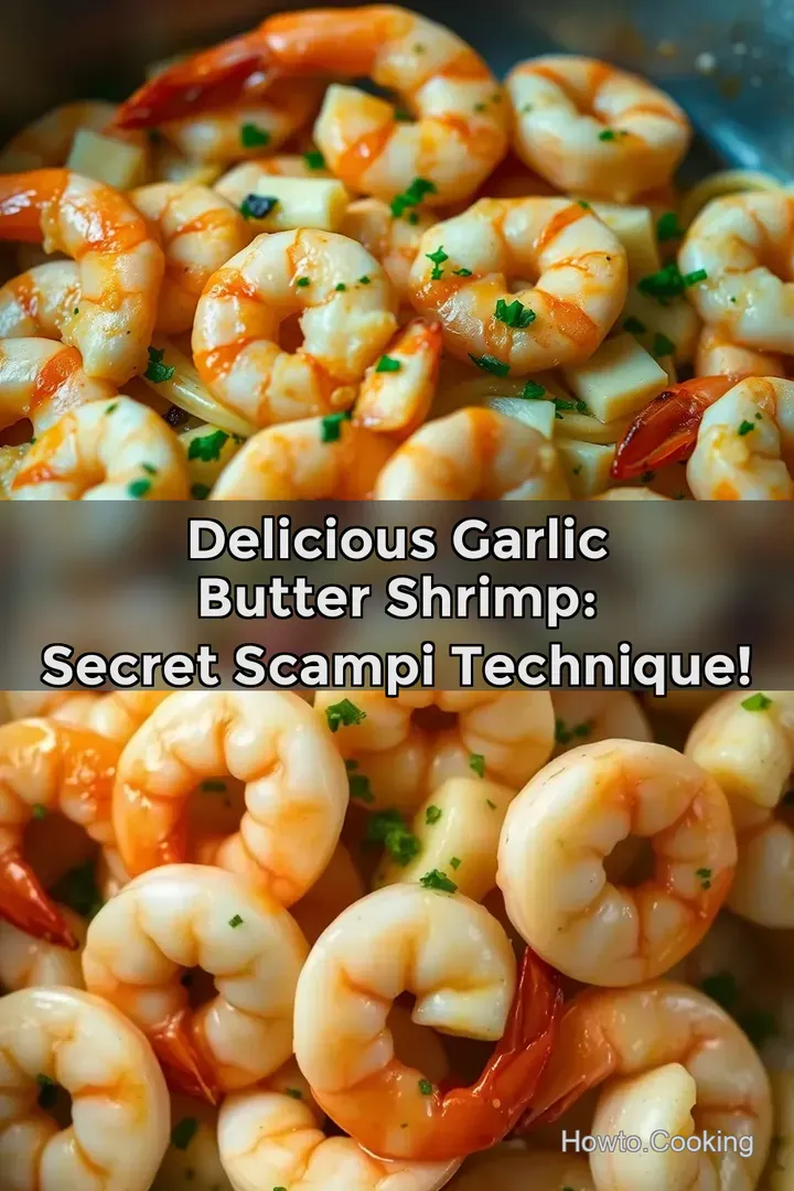 Delicious Garlic Butter Shrimp: Secret Scampi Technique!