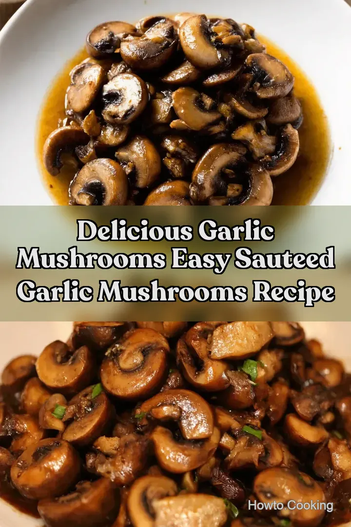 Delicious garlic mushrooms Easy Sauteed Garlic Mushrooms Recipe