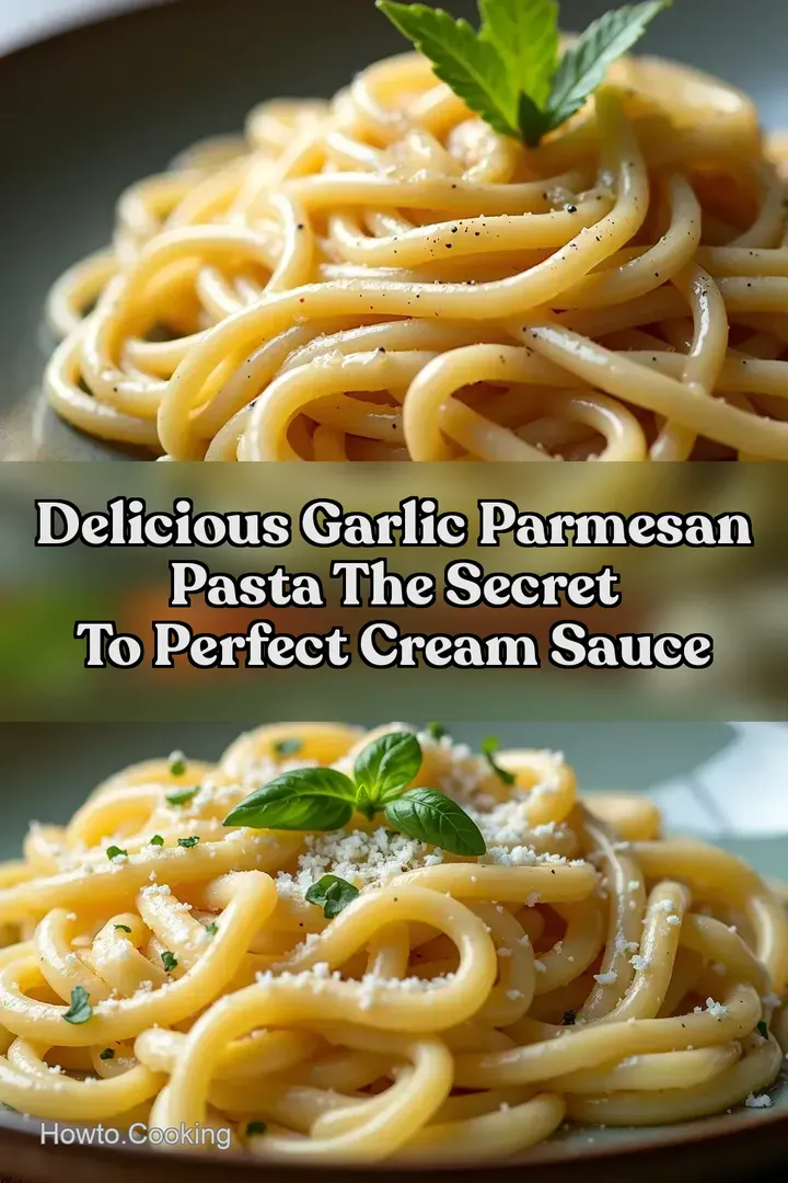 Delicious Garlic Parmesan Pasta The Secret To Perfect Cream Sauce