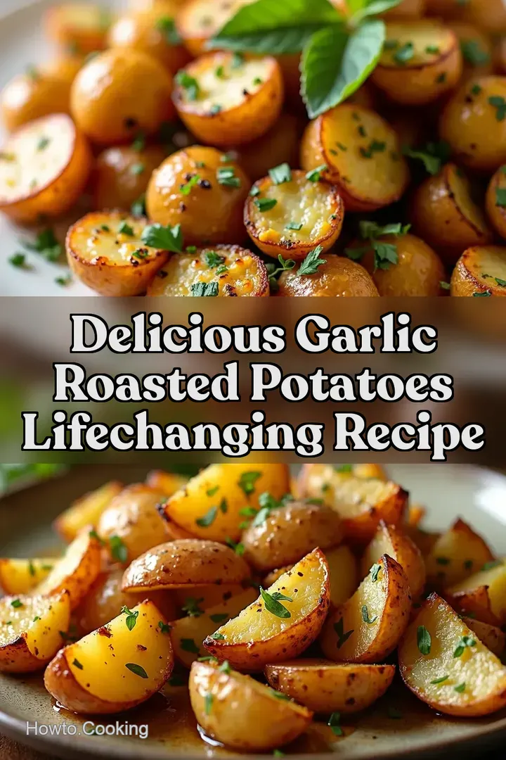 Delicious Garlic Roasted Potatoes LifeChanging Recipe