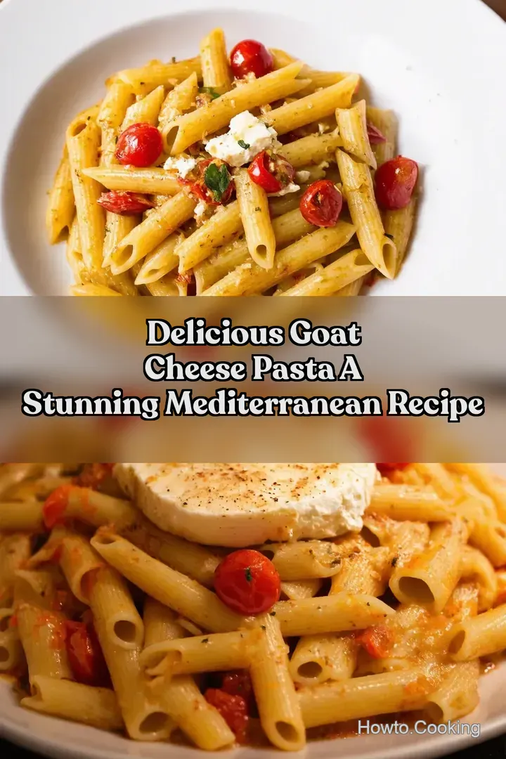 Delicious Goat Cheese Pasta A Stunning Mediterranean Recipe