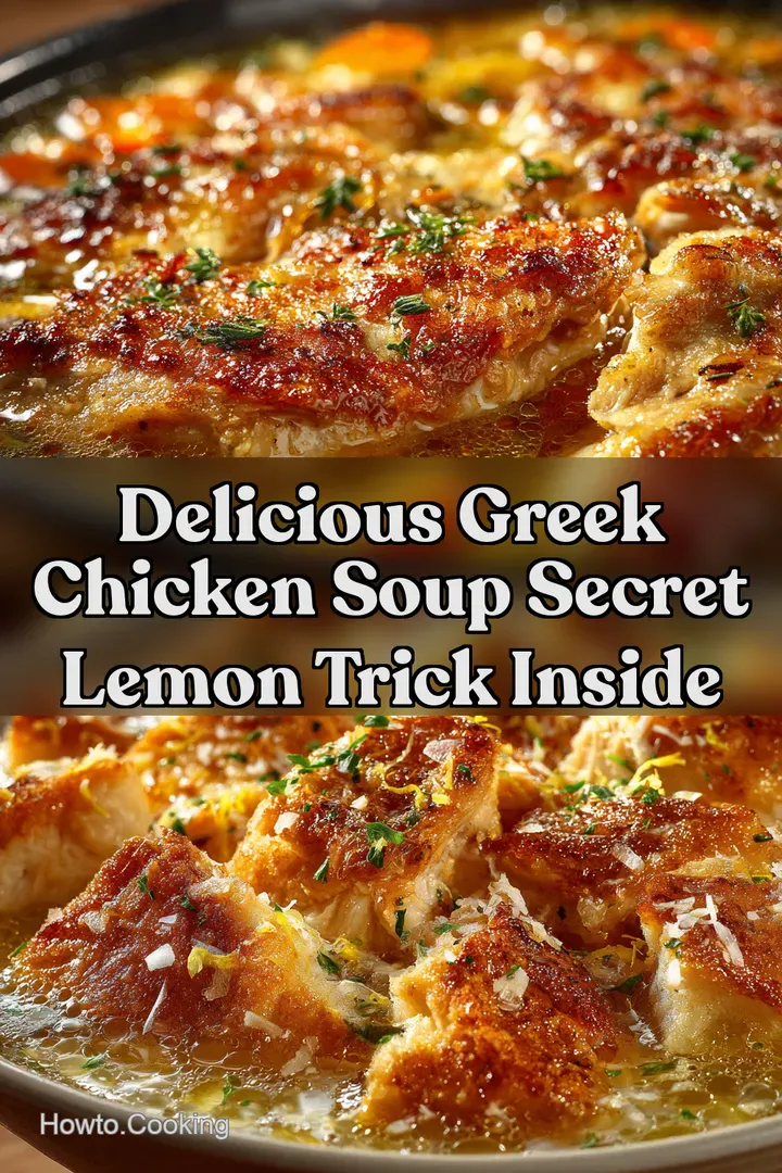 Delicious Greek Chicken Soup Secret Lemon Trick Inside