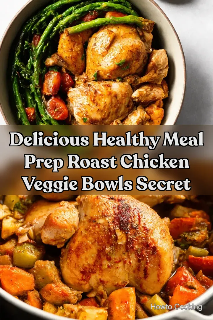 Delicious Healthy Meal Prep Roast Chicken Veggie Bowls Secret