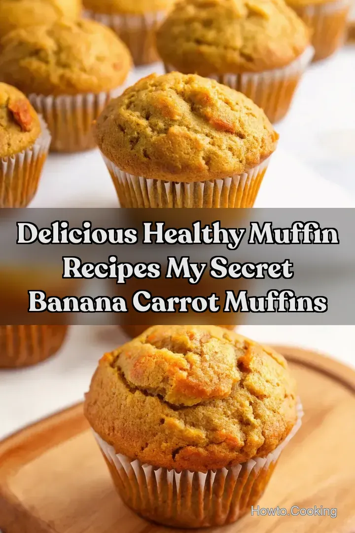 Delicious Healthy Muffin Recipes My Secret Banana Carrot Muffins