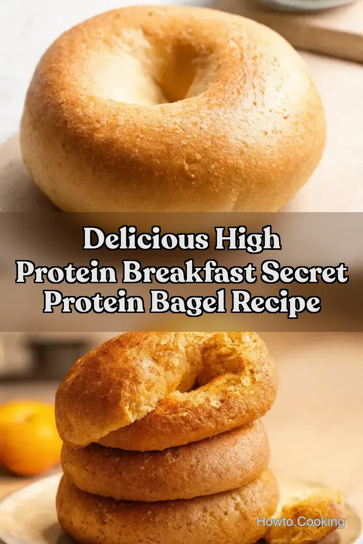 Delicious High Protein Breakfast Secret Protein Bagel Recipe