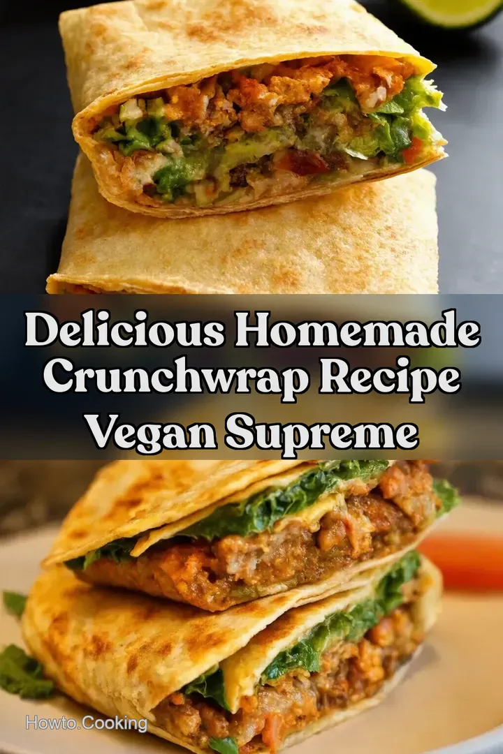 Delicious Homemade Crunchwrap Recipe Vegan Supreme