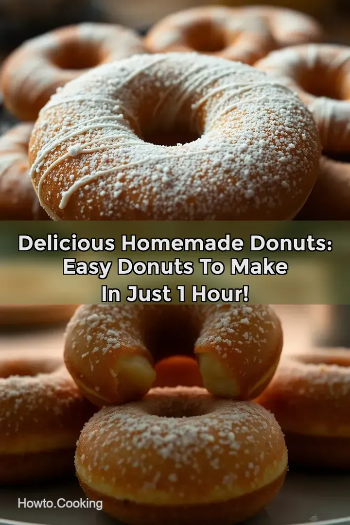 Delicious Homemade Donuts: Easy Donuts to Make in Just 1 Hour!