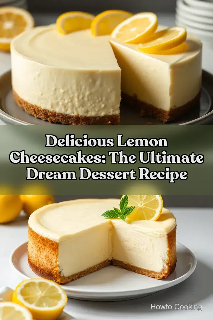 Delicious Lemon Cheesecakes: The Ultimate Dream Dessert Recipe