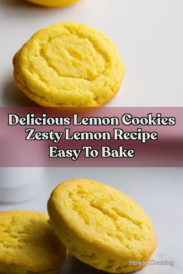 Delicious Lemon Cookies Zesty Lemon Recipe Easy To Bake