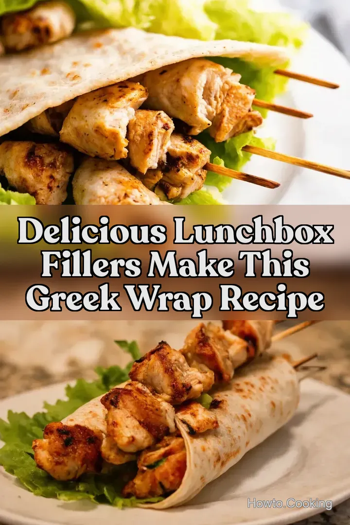 Delicious Lunchbox Fillers Make This Greek Wrap Recipe