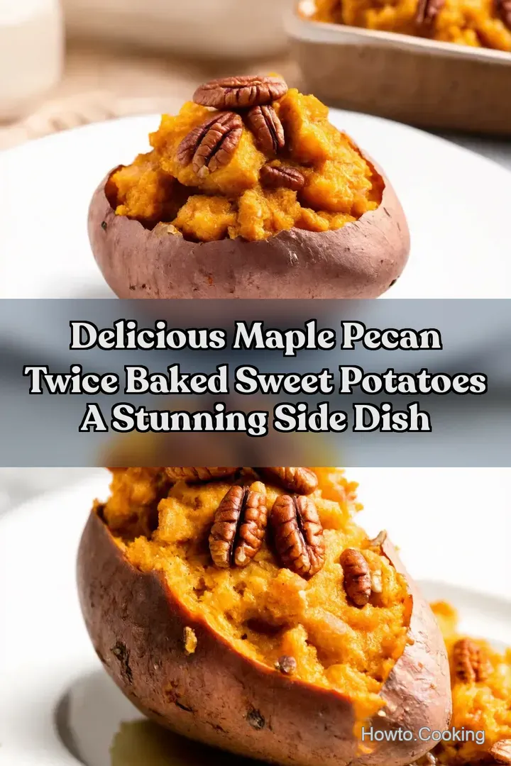 Delicious Maple Pecan Twice Baked Sweet Potatoes A Stunning Side Dish