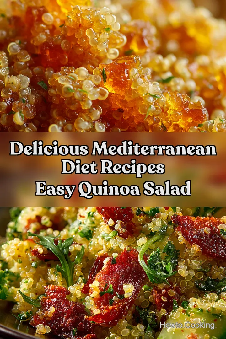 Delicious Mediterranean Diet Recipes Easy Quinoa Salad