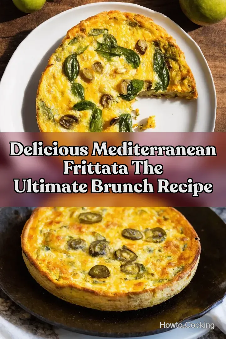 Delicious Mediterranean Frittata The Ultimate Brunch Recipe
