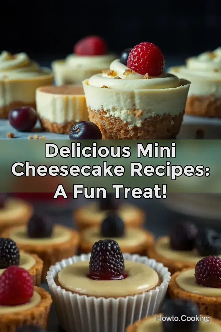 Delicious Mini Cheesecake Recipes: A Fun Treat!