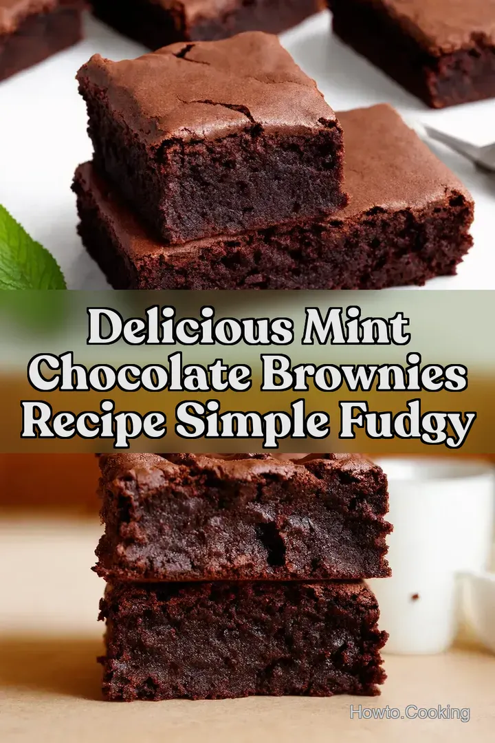 Delicious Mint Chocolate Brownies Recipe Simple Fudgy