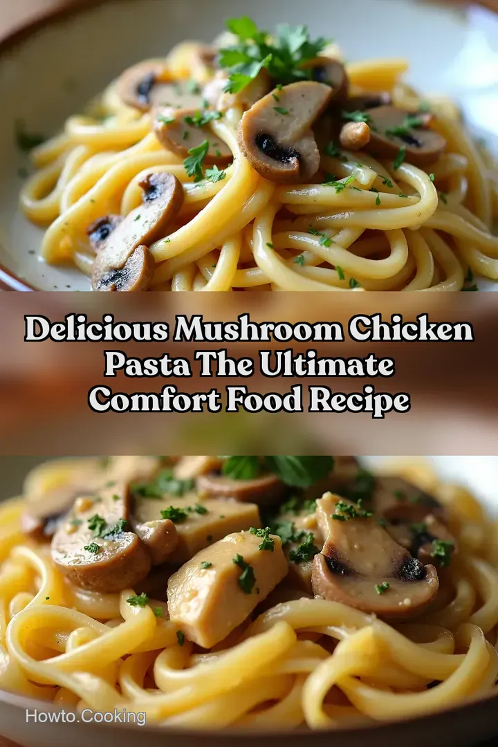Delicious Mushroom Chicken Pasta The Ultimate Comfort Food Recipe