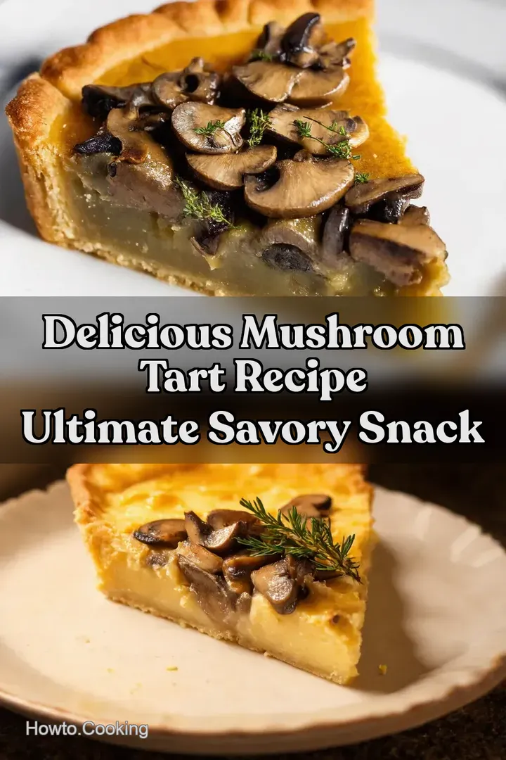 Delicious Mushroom Tart Recipe Ultimate Savory Snack