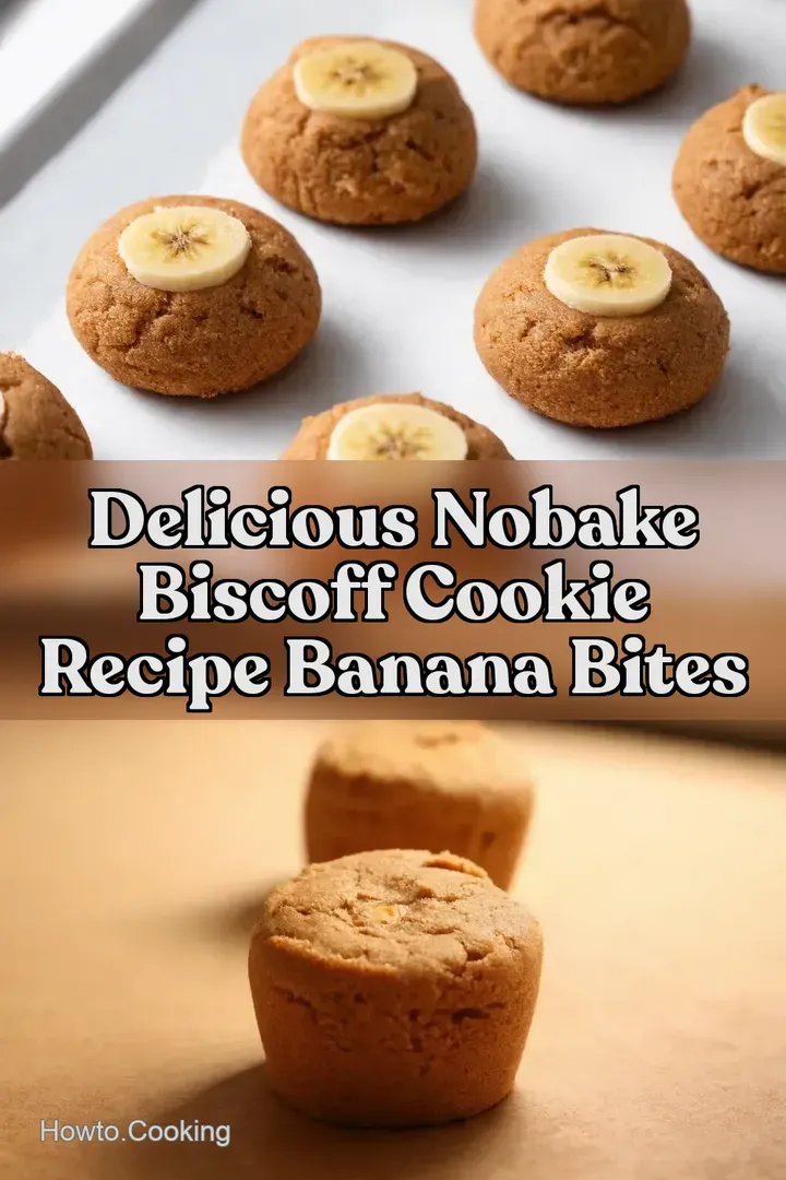 Delicious NoBake Biscoff Cookie Recipe Banana Bites
