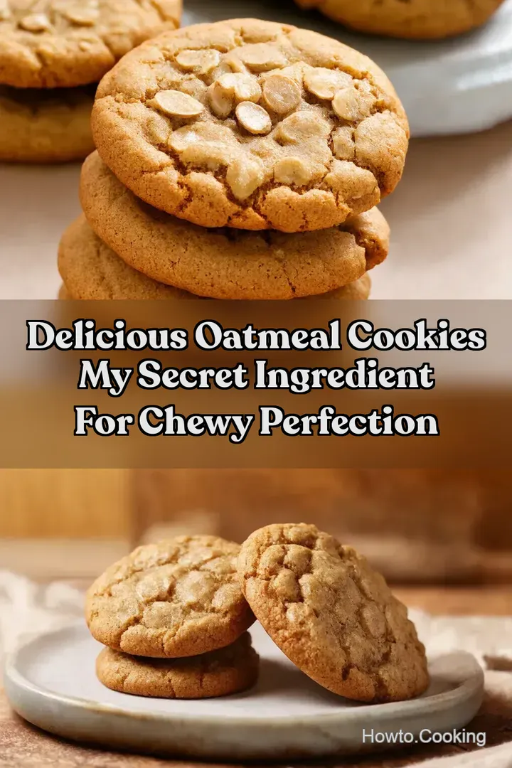 Delicious Oatmeal Cookies My Secret Ingredient for Chewy Perfection